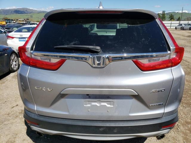 2HKRW2H99HH649833 - 2017 HONDA CR-V TOURING SILVER photo 6