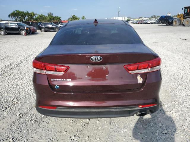 5XXGT4L37JG198238 - 2018 KIA OPTIMA LX MAROON photo 6