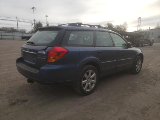 4S4BP61C367314592 - 2006 SUBARU LEGACY OUTBACK 2.5I BLUE photo 3