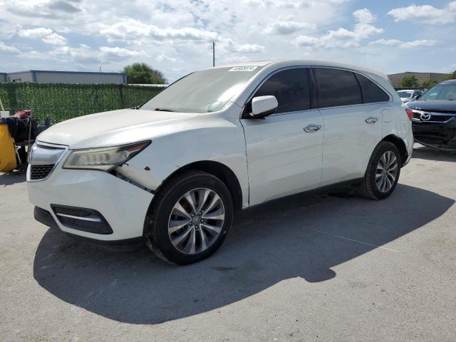 5FRYD3H47GB002855 - 2016 ACURA MDX TECHNOLOGY WHITE photo 1