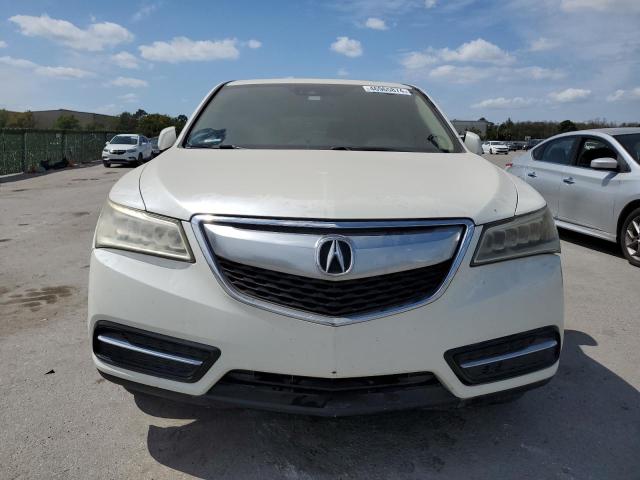 5FRYD3H47GB002855 - 2016 ACURA MDX TECHNOLOGY WHITE photo 5