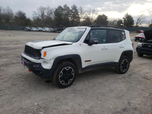 ZACCJBCT9GPE06133 - 2016 JEEP RENEGADE TRAILHAWK WHITE photo 1