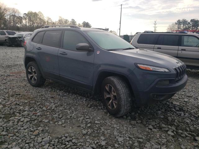 1C4PJMBS9EW134849 - 2014 JEEP CHEROKEE TRAILHAWK 灰色 照片 4