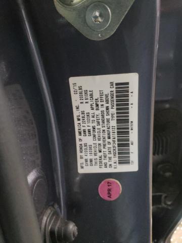 1HGCR2F34FA118122 - 2015 HONDA ACCORD LX GRAY photo 12