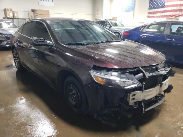 1G1ZG5ST8MF020452 - 2021 CHEVROLET MALIBU RS BURGUNDY photo 4