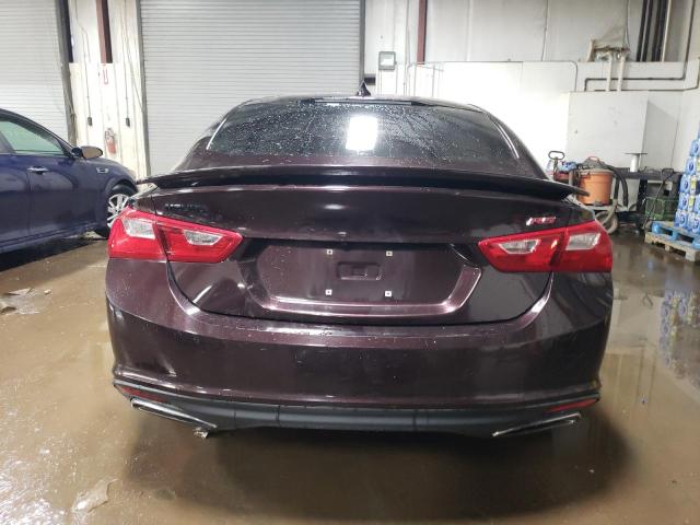 1G1ZG5ST8MF020452 - 2021 CHEVROLET MALIBU RS BURGUNDY photo 6