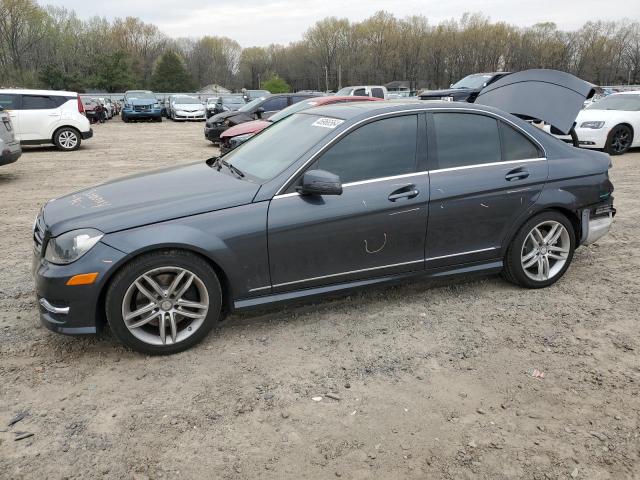 WDDGF8AB7EG229467 - 2014 MERCEDES-BENZ C 300 4MATIC GRAY photo 1