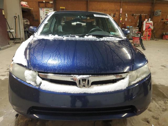 1HGFA16597L116016 - 2007 HONDA CIVIC LX BLUE photo 5