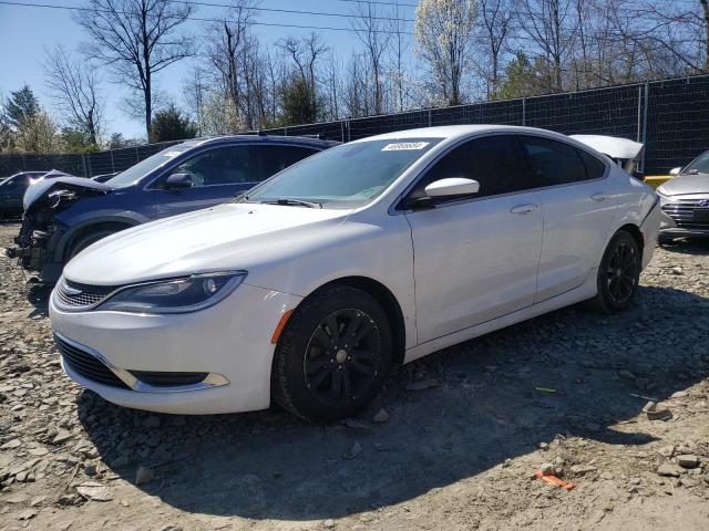 1C3CCCAB8FN603462 - 2015 CHRYSLER 200 LIMITED WHITE photo 1