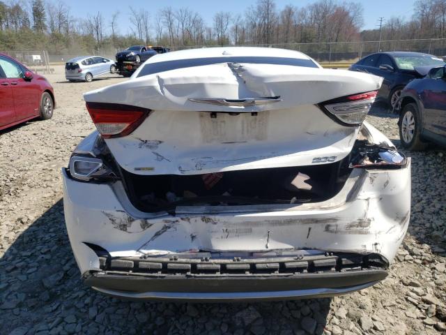 1C3CCCAB8FN603462 - 2015 CHRYSLER 200 LIMITED WHITE photo 6