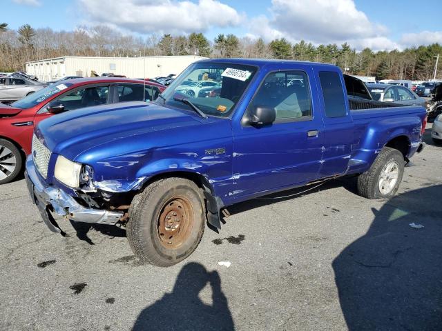 1FTZR45E22PB40196 - 2002 FORD RANGER SUPER CAB BLUE photo 1