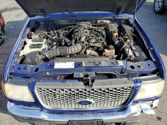 1FTZR45E22PB40196 - 2002 FORD RANGER SUPER CAB BLUE photo 11