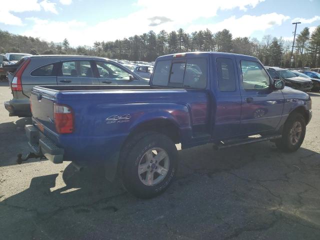 1FTZR45E22PB40196 - 2002 FORD RANGER SUPER CAB BLUE photo 3