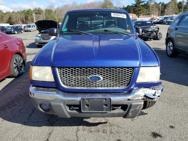 1FTZR45E22PB40196 - 2002 FORD RANGER SUPER CAB BLUE photo 5