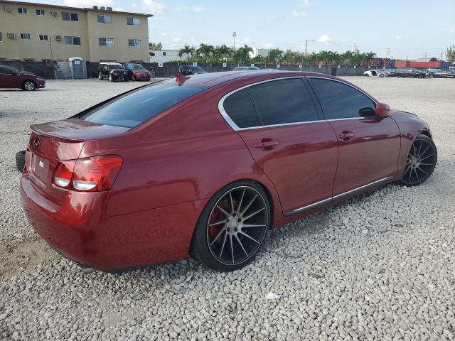 JTHBE96S370011784 - 2007 LEXUS GS 350 RED photo 3