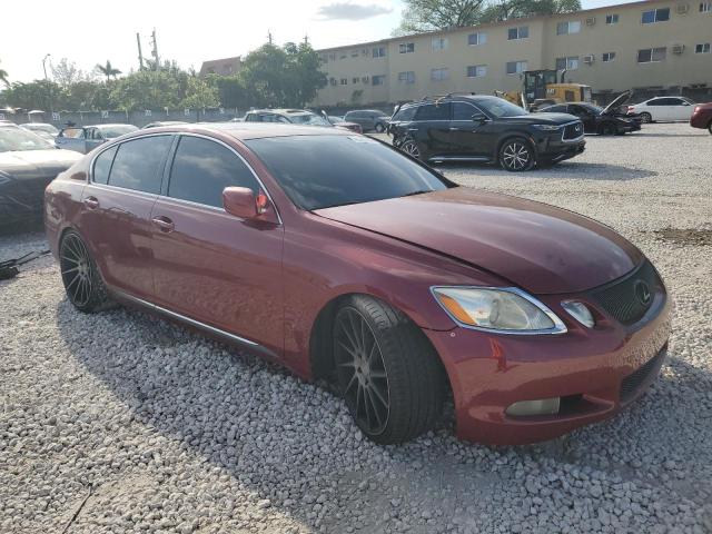 JTHBE96S370011784 - 2007 LEXUS GS 350 RED photo 4