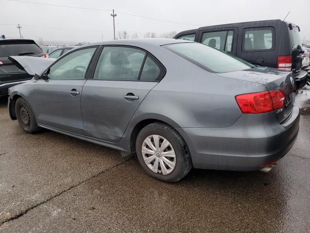 3VW2K7AJ6EM426487 - 2014 VOLKSWAGEN JETTA BASE GRAY photo 2