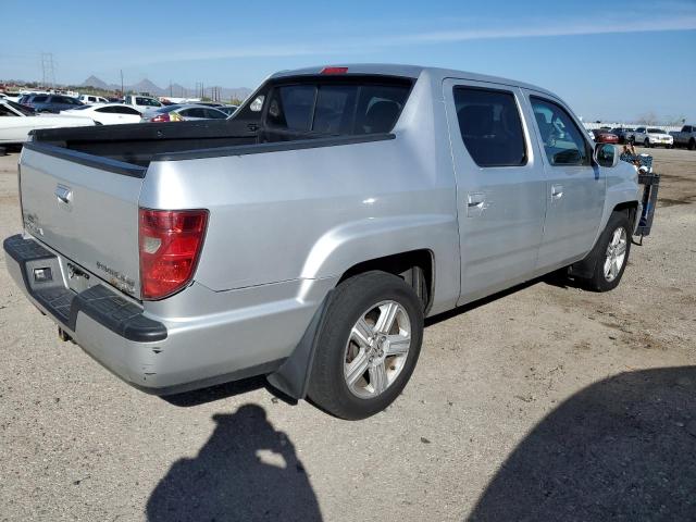 5FPYK16599B101792 - 2009 HONDA RIDGELINE RTL SILVER photo 3