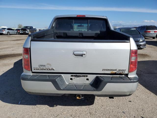 5FPYK16599B101792 - 2009 HONDA RIDGELINE RTL SILVER photo 6