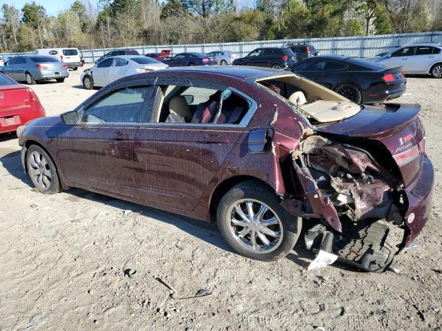 1HGCP2F78BA096564 - 2011 HONDA ACCORD EX BURGUNDY photo 2