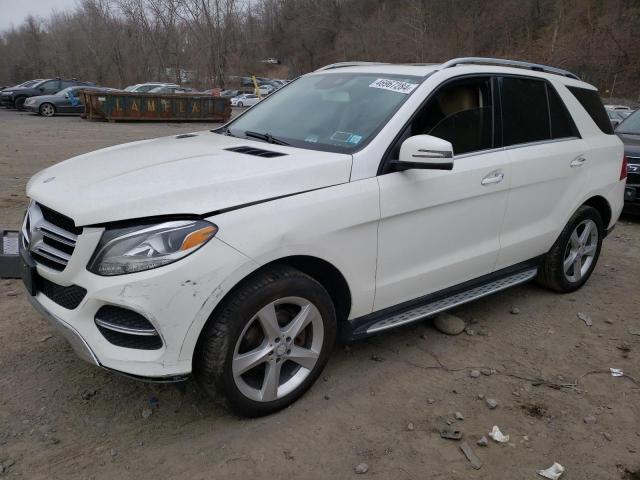 4JGDA5HB6GA782001 - 2016 MERCEDES-BENZ GLE 350 4MATIC WHITE photo 1