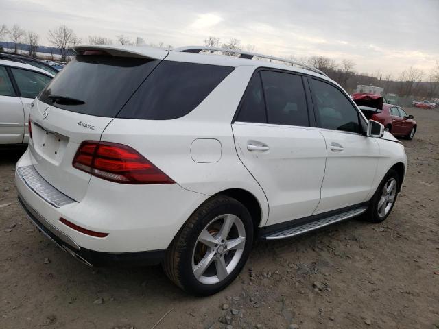 4JGDA5HB6GA782001 - 2016 MERCEDES-BENZ GLE 350 4MATIC WHITE photo 3