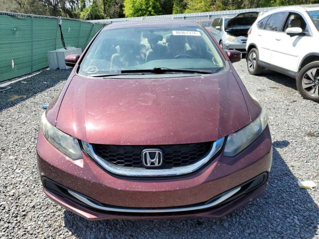 19XFB2F56EE013417 - 2014 HONDA CIVIC LX MAROON photo 5