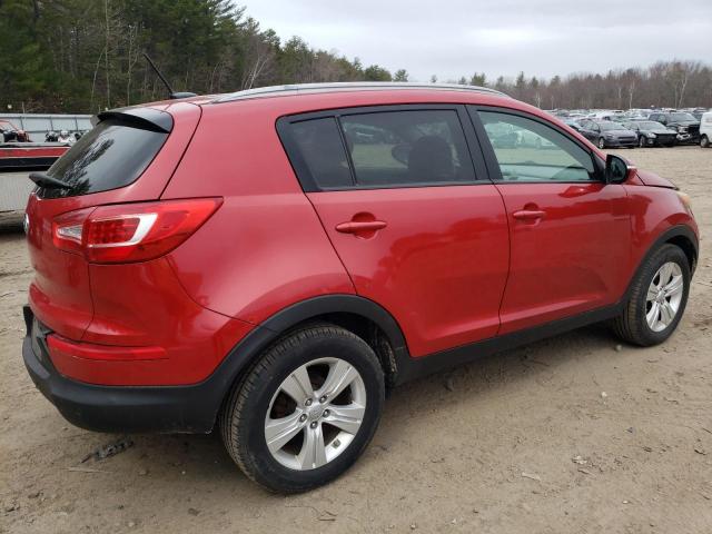 KNDPB3A22C7195864 - 2012 KIA SPORTAGE BASE RED photo 3