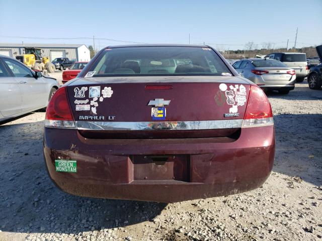 2G1WT55K779232371 - 2007 CHEVROLET IMPALA LT BURGUNDY photo 6