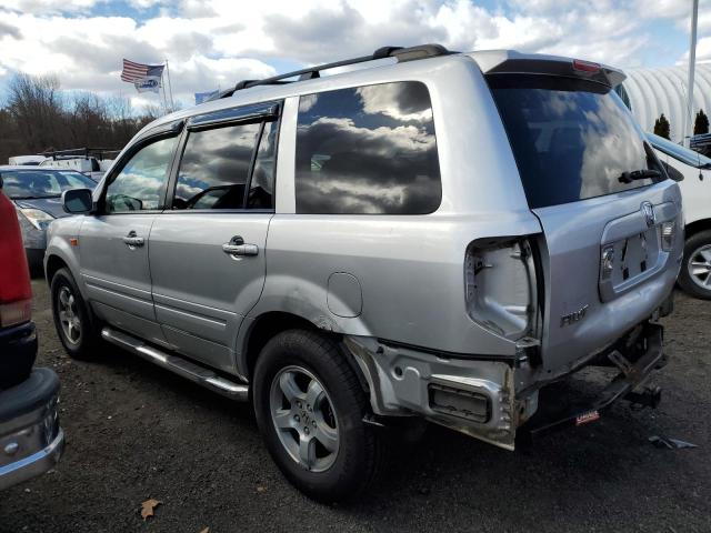 5FNYF18528B005656 - 2008 HONDA PILOT EXL SILVER photo 2