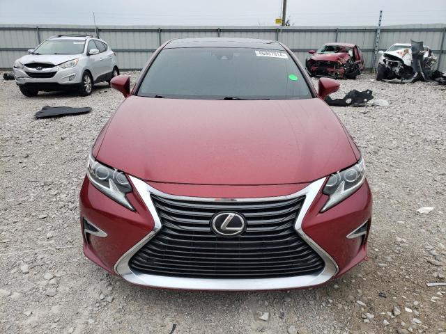 JTHBK1GG7G2236055 - 2016 LEXUS ES 350 RED photo 5