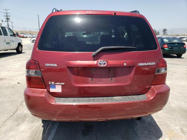 JTEEP21A370228570 - 2007 TOYOTA HIGHLANDER SPORT BURGUNDY photo 6