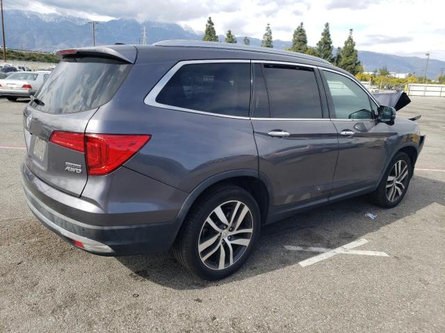 5FNYF6H95JB043629 - 2018 HONDA PILOT TOURING GRAY photo 3