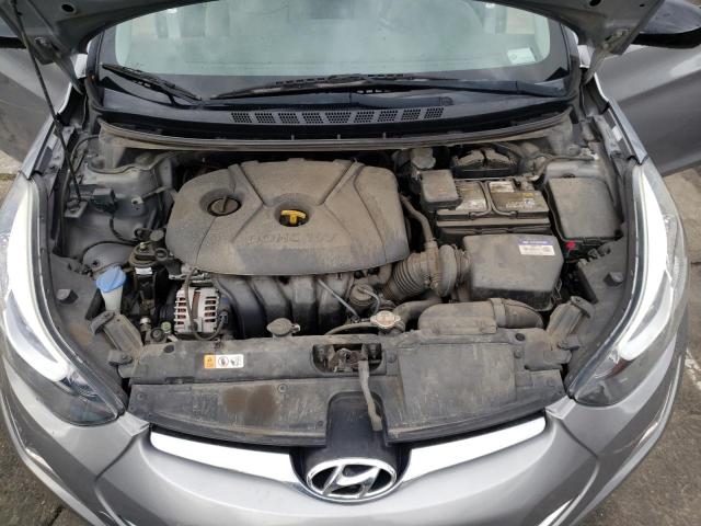 KMHDH4AE6GU486016 - 2016 HYUNDAI ELANTRA SE SILVER photo 11