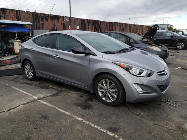 KMHDH4AE6GU486016 - 2016 HYUNDAI ELANTRA SE SILVER photo 4