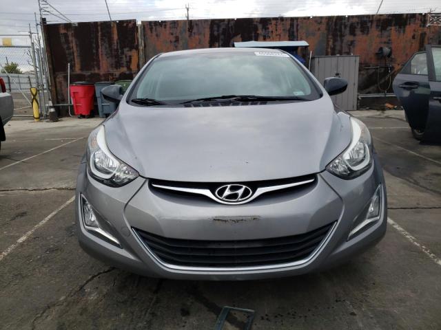 KMHDH4AE6GU486016 - 2016 HYUNDAI ELANTRA SE SILVER photo 5