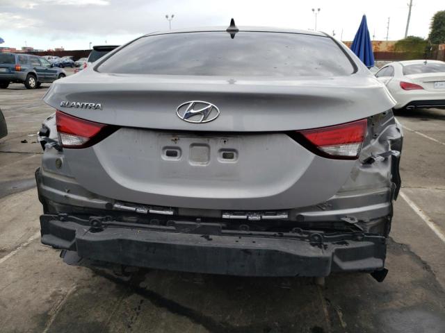 KMHDH4AE6GU486016 - 2016 HYUNDAI ELANTRA SE SILVER photo 6