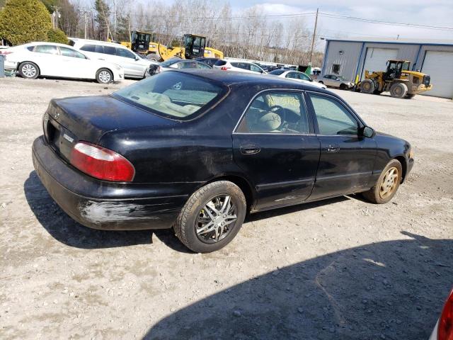 1YVGF22CX25260714 - 2002 MAZDA 626 LX BLACK photo 3