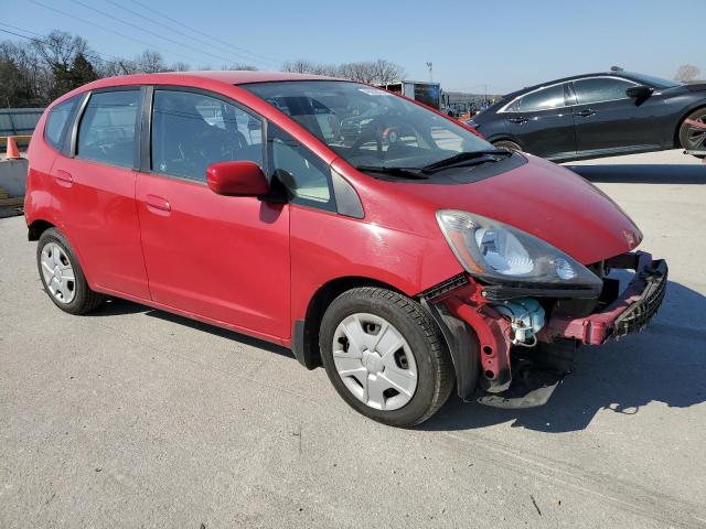 JHMGE8H3XDC079256 - 2013 HONDA FIT RED photo 4