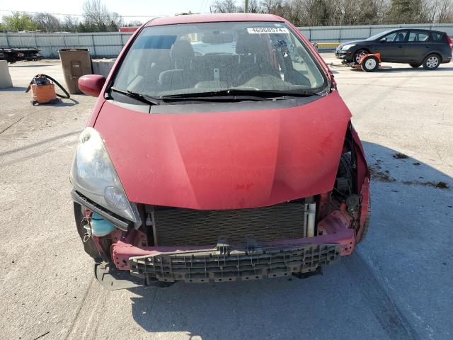JHMGE8H3XDC079256 - 2013 HONDA FIT RED photo 5