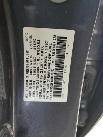 1HGCR3F80DA038542 - 2013 HONDA ACCORD EXL SILVER photo 12