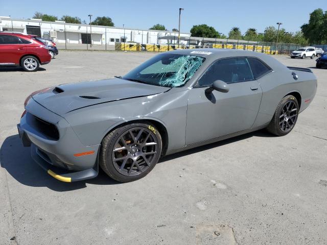 2C3CDZFJXKH541324 - 2019 DODGE CHALLENGER R/T SCAT PACK GRAY photo 1