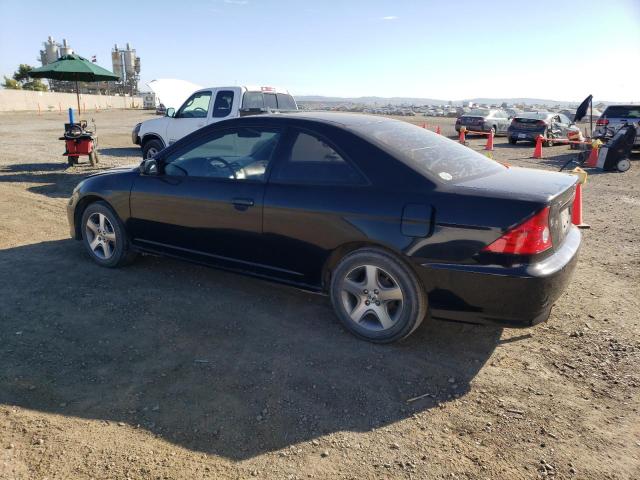 1HGEM21974L017435 - 2004 HONDA CIVIC EX BLACK photo 2