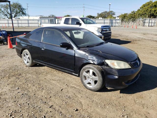 1HGEM21974L017435 - 2004 HONDA CIVIC EX BLACK photo 4