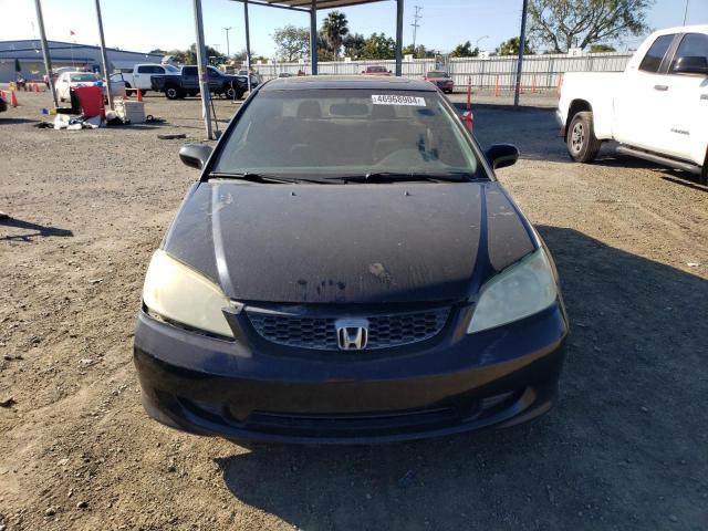 1HGEM21974L017435 - 2004 HONDA CIVIC EX BLACK photo 5