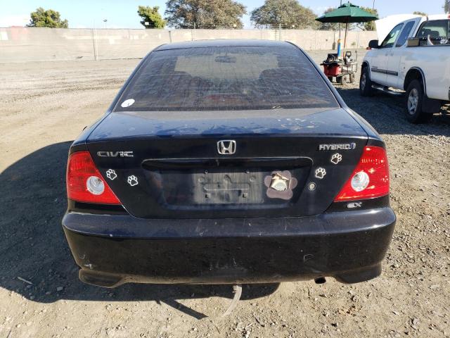 1HGEM21974L017435 - 2004 HONDA CIVIC EX BLACK photo 6