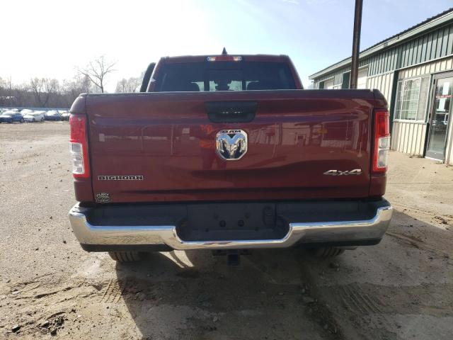 1C6RRFFG3PN571295 - 2023 RAM 1500 BIG HORN/LONE STAR MAROON photo 6