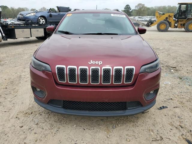 1C4PJLCB6KD262952 - 2019 JEEP CHEROKEE LATITUDE MAROON photo 5