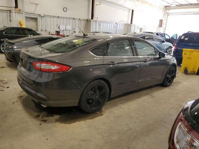 3FA6P0H73GR125338 - 2016 FORD FUSION SE GRAY photo 3