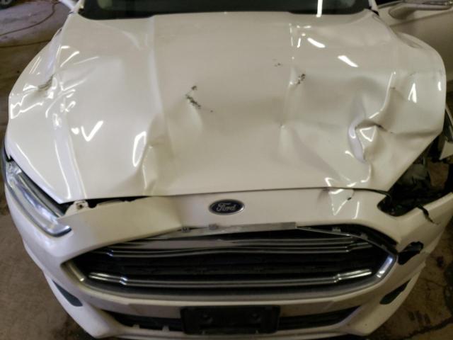 3FA6P0LU7FR136970 - 2015 FORD FUSION SE HYBRID WHITE photo 11